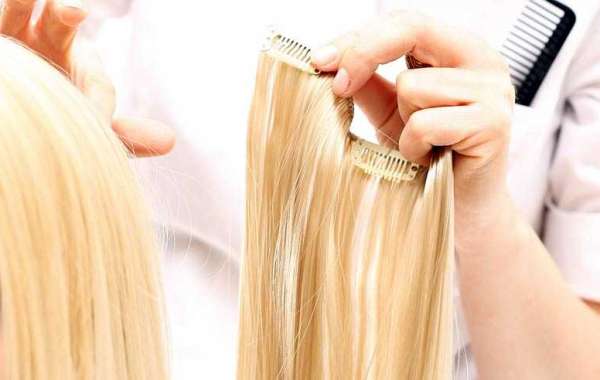 The steps to follow to apply clip-in hair extensions