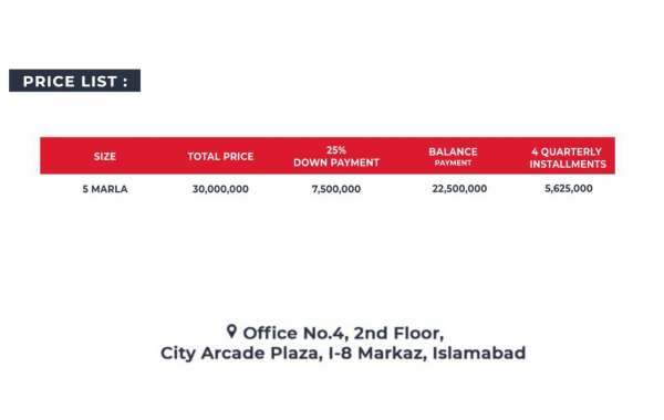 Park view City Islamabad payment plan