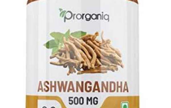 Ashwagandha 60 Capsules Bottle By Organic India | Prorganiq