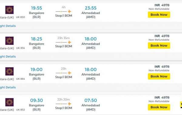 Step By Step Guide To Get Best Deals On Bangalore To Ahmedabad Flight Ticket price